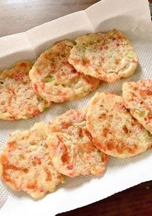 キャベチーお好み焼き(幼児食おやつ)-レシピのメイン写真