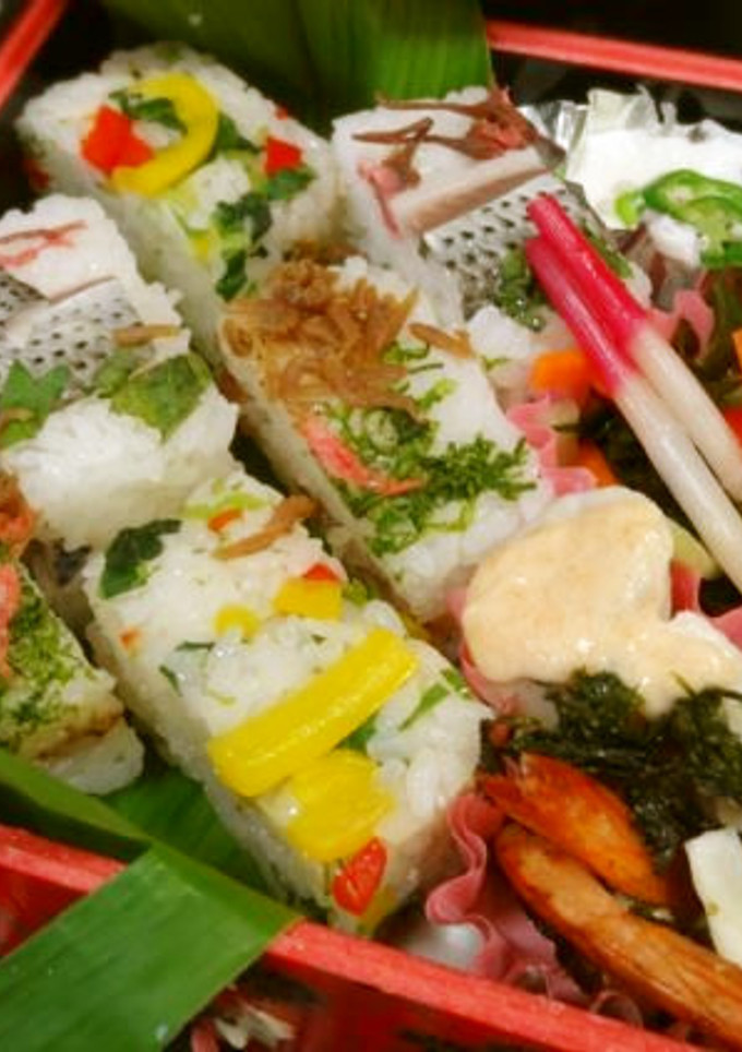 押鮨弁当-レシピのメイン写真