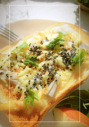 味付たら×れんこんの和トースト-レシピのメイン写真
