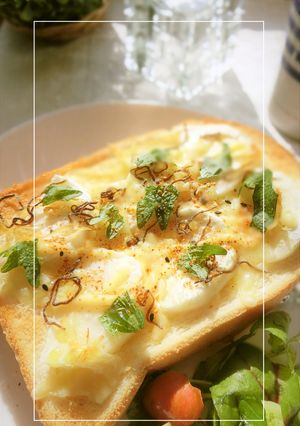 味付たら×蕪の和トースト-レシピのメイン写真
