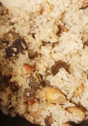 ホルモン根菜ピラフ(仮想通貨民の節約飯)-レシピのメイン写真