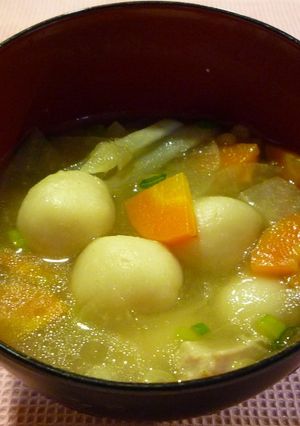 寒い季節にぴったり！　ほくほくだんご汁-レシピのメイン写真