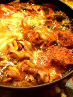 簡単!トマト缶で♪トマトチーズ鍋-レシピのメイン写真