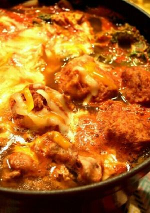 簡単！トマト缶で♪トマトチーズ鍋-レシピのメイン写真
