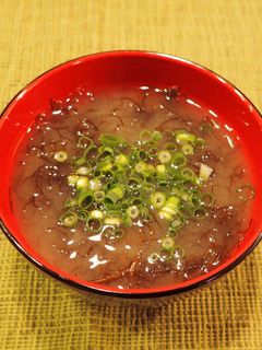 フノリの味噌汁-レシピのメイン写真