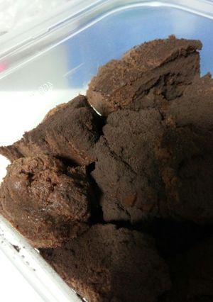 湯煎ナシの生チョコ-レシピのメイン写真
