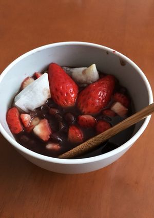 餅入りいちごぜんざい-レシピのメイン写真