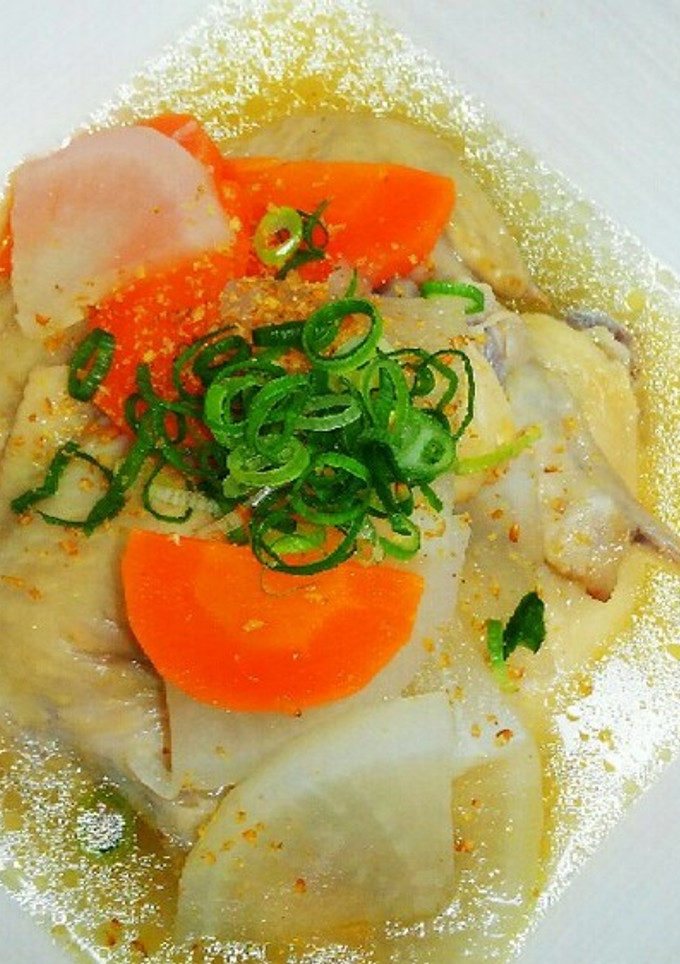 ☆冬野菜と手羽先のス～プ韓国風☆☆☆-レシピのメイン写真