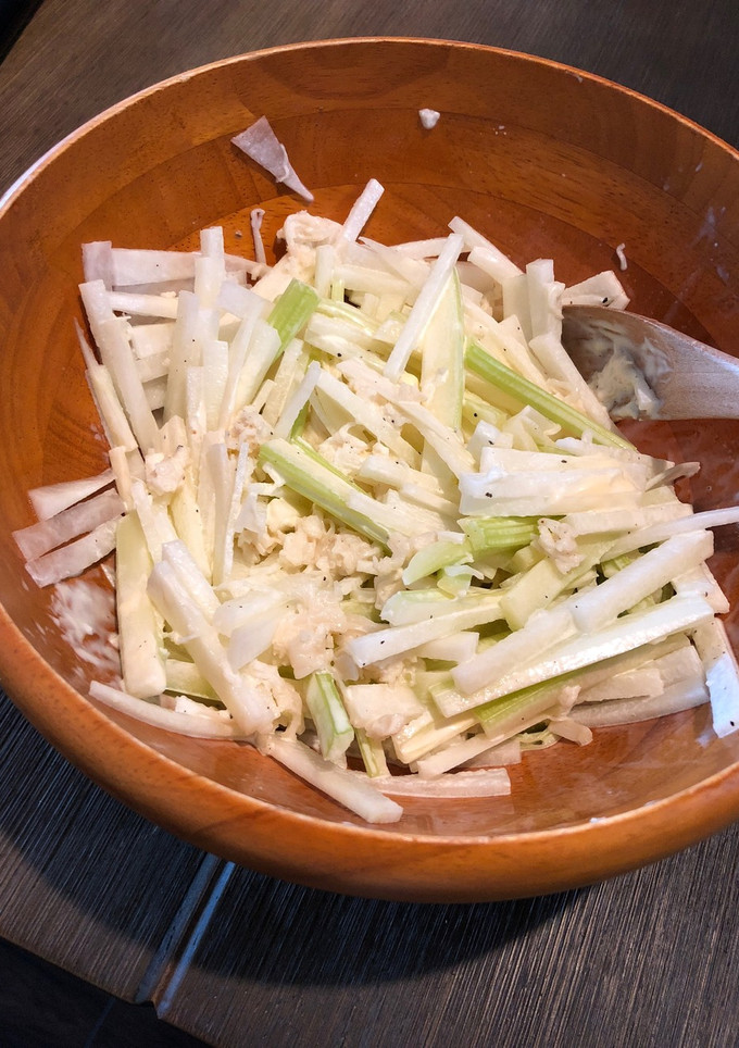 大根と帆立とセロリの簡単サラダ-レシピのメイン写真