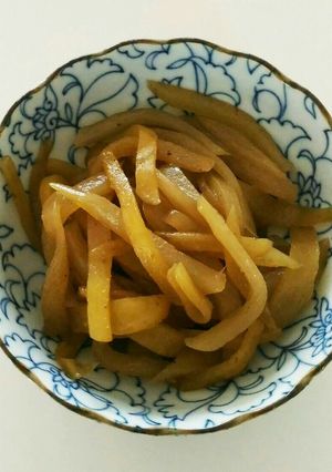 バター風味、ヤーコンのキンピラ-レシピのメイン写真
