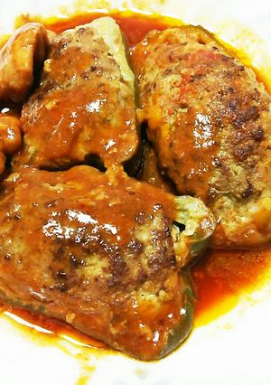 20分で気軽に作る【ピーマンの肉詰め】-レシピのメイン写真
