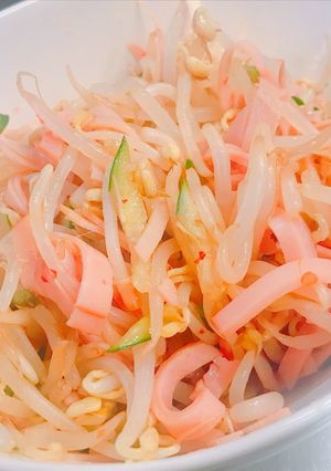 レンジで3分！もやしの辛味ダレ和え-レシピのメイン写真