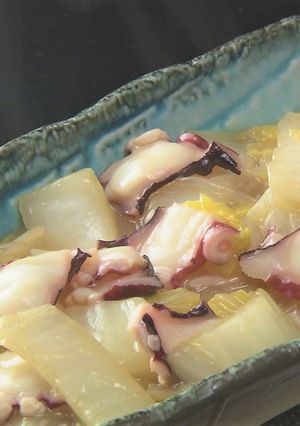 白菜と蛸のバタポン炒め-レシピのメイン写真