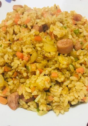 カレーチャーハン-レシピのメイン写真