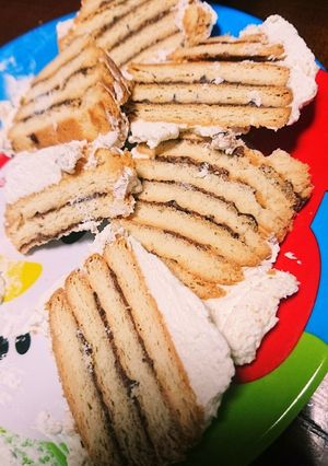 ビスケットケーキ-レシピのメイン写真