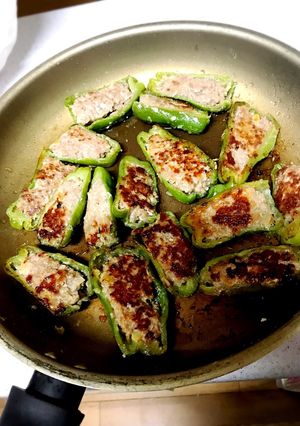 ピーマンの肉詰め-レシピのメイン写真