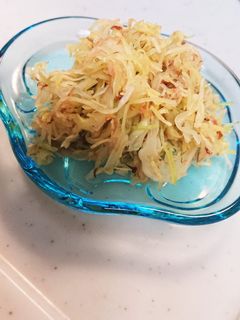 千切りキャベツの和え物-レシピのメイン写真