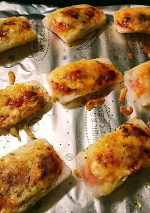 かまぼこde★かんたん一口おつまみピザ-レシピのメイン写真