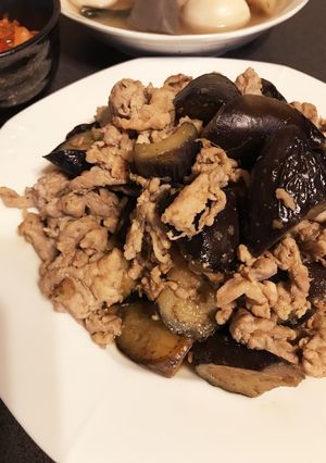 豚こま茄子のしょうが焼き-レシピのメイン写真