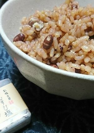 玄米赤飯-レシピのメイン写真