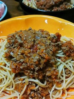 肉嫌いが作ったミートソース(肉入り)-レシピのメイン写真