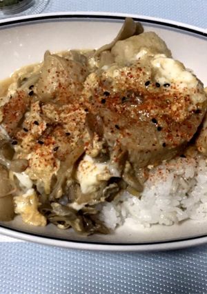 肉団子の卵とじ丼-レシピのメイン写真