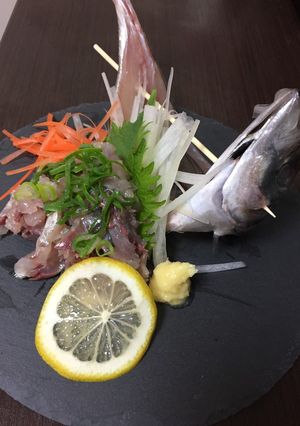 あじのたたきお造り-レシピのメイン写真