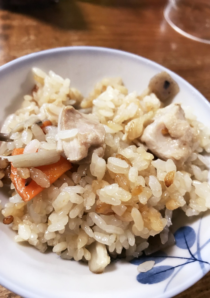 ほっこり♪鶏の和風炊き込みご飯-レシピのメイン写真