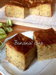 しっとり濃厚☆バナナケーキ-レシピのメイン写真