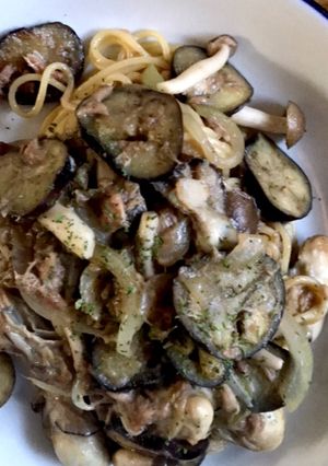 牡蠣とツナの和風パスタ-レシピのメイン写真