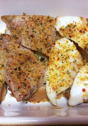 お刺身とフランスパンのオーブン焼き-レシピのメイン写真