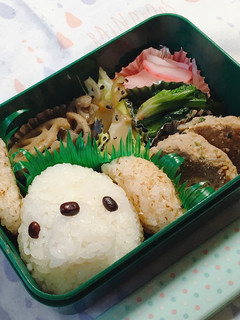 まだ戌年スタートわんこ弁当-レシピのメイン写真