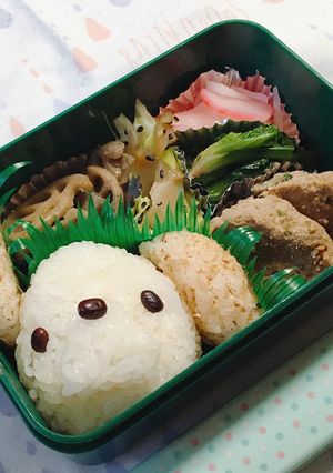 まだ戌年スタートわんこ弁当-レシピのメイン写真
