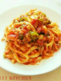 簡単レシピ!ナポリタン風☆焼きうどん☆-レシピのメイン写真