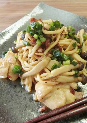 【糖質制限】ドライトマト鶏肉きのこパスタ-レシピのメイン写真