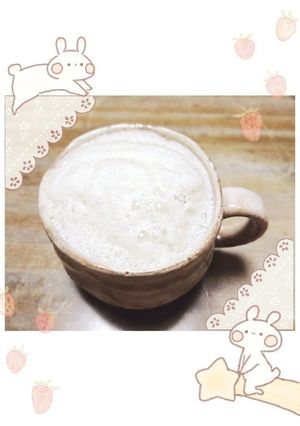 マクロビ☆柿の葉ソイミルク☆花粉症対策に-レシピのメイン写真