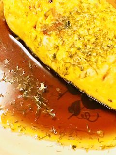 あまから醤油ソース☆プレーンオムレツ-レシピのメイン写真