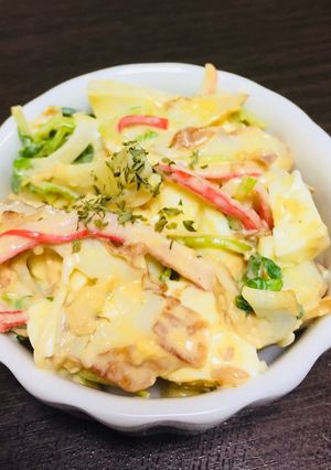 ぱぱっと豆苗の具だくさんサラダ-レシピのメイン写真