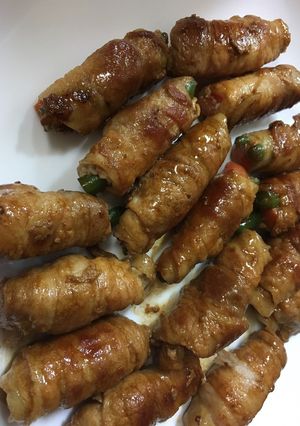 にんじんといんげんの肉巻き-レシピのメイン写真