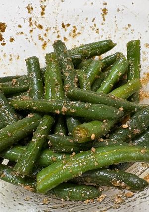 【簡単副菜】冷凍いんげんの胡麻和え-レシピのメイン写真