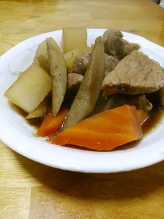 豚かたまりと根菜の煮物-レシピのメイン写真