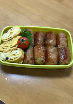 お鍋で残った豚しゃぶ肉でお弁当-レシピのメイン写真