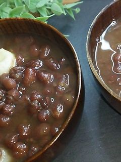 食物繊維たっぷり♡小豆ぜんざい-レシピのメイン写真
