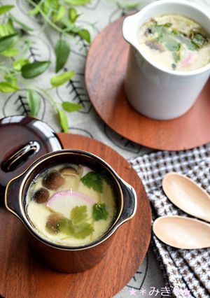 餅入り☆あんかけ茶碗蒸し-レシピのメイン写真