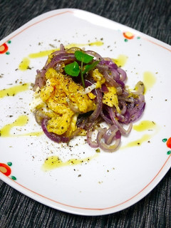 簡単!レンチン玉葱とふわふわ卵-レシピのメイン写真