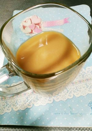 牛乳、砂糖、水だけ！キャラメルラテ♪-レシピのメイン写真