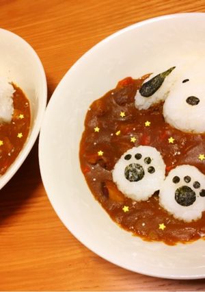 スヌーピーカレー-レシピのメイン写真