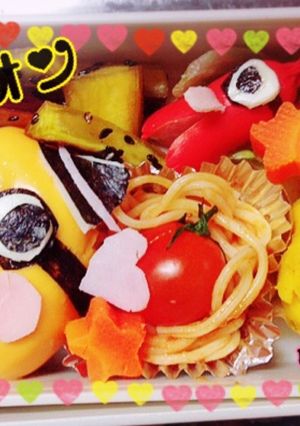 ミニオンキャラ弁-レシピのメイン写真