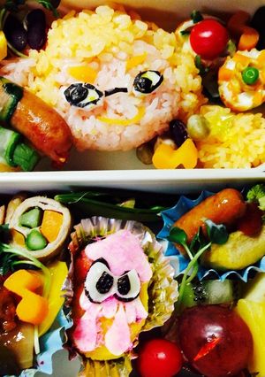 スプラトゥーンキャラ弁-レシピのメイン写真