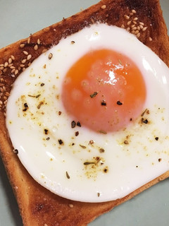 レンジで♡めだマヨトースト-レシピのメイン写真